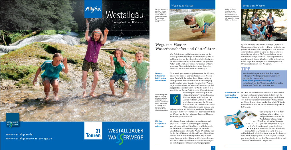 Westallgäu Ent Decken Der Mit Regionalen Spezia - Wasser Welt Aus - Litäten Kombiniert