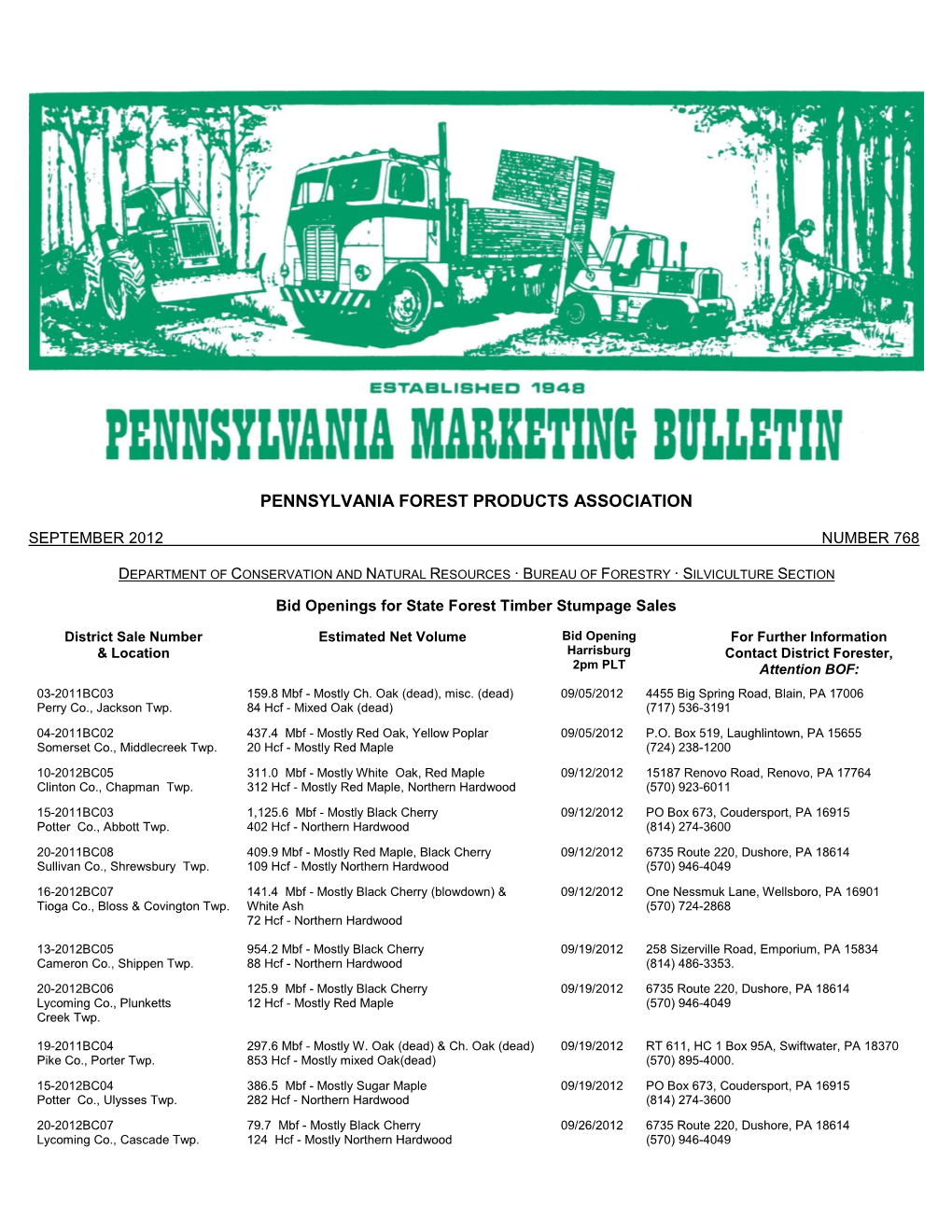 Pennsylvania Forest Products Association