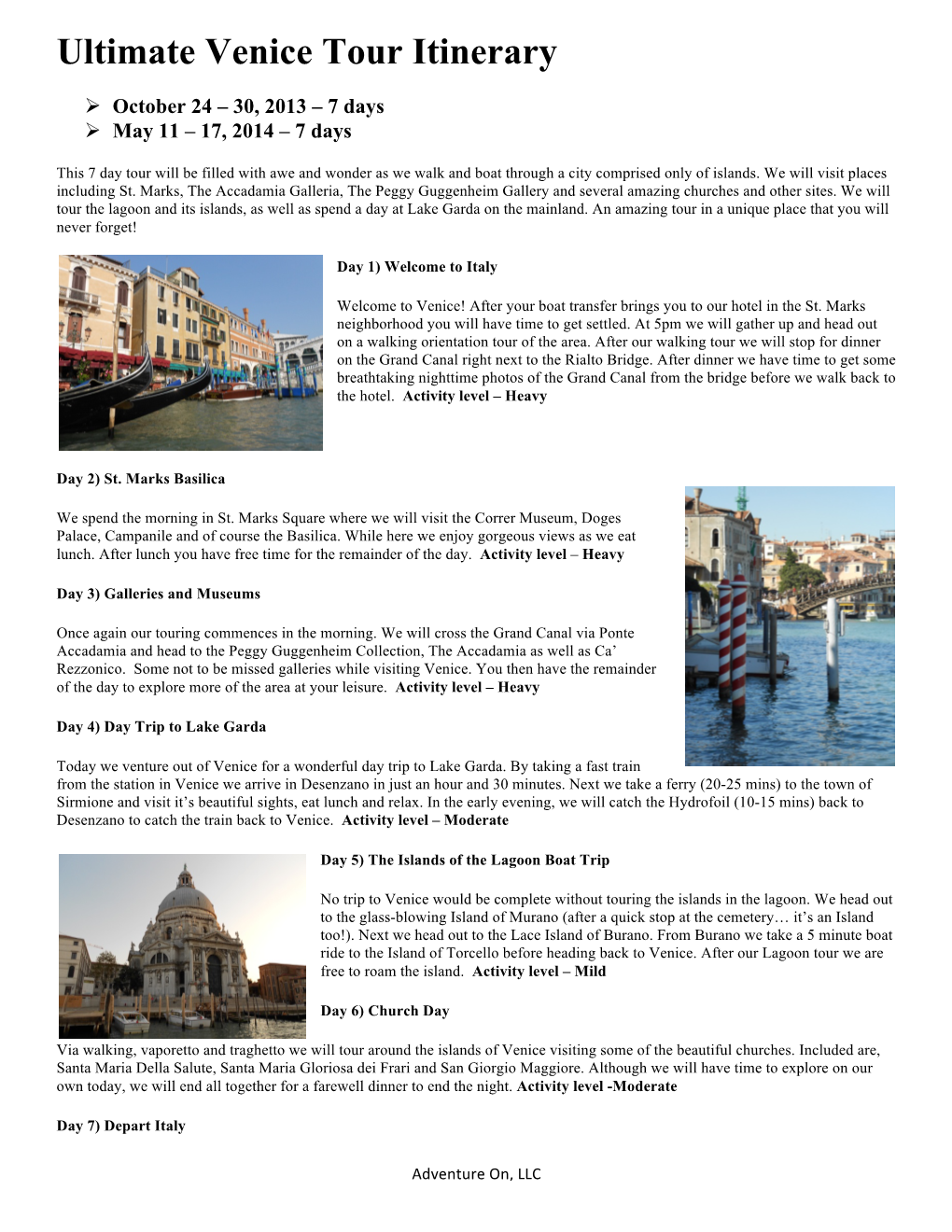 Ultimate Venice Tour Itinerary