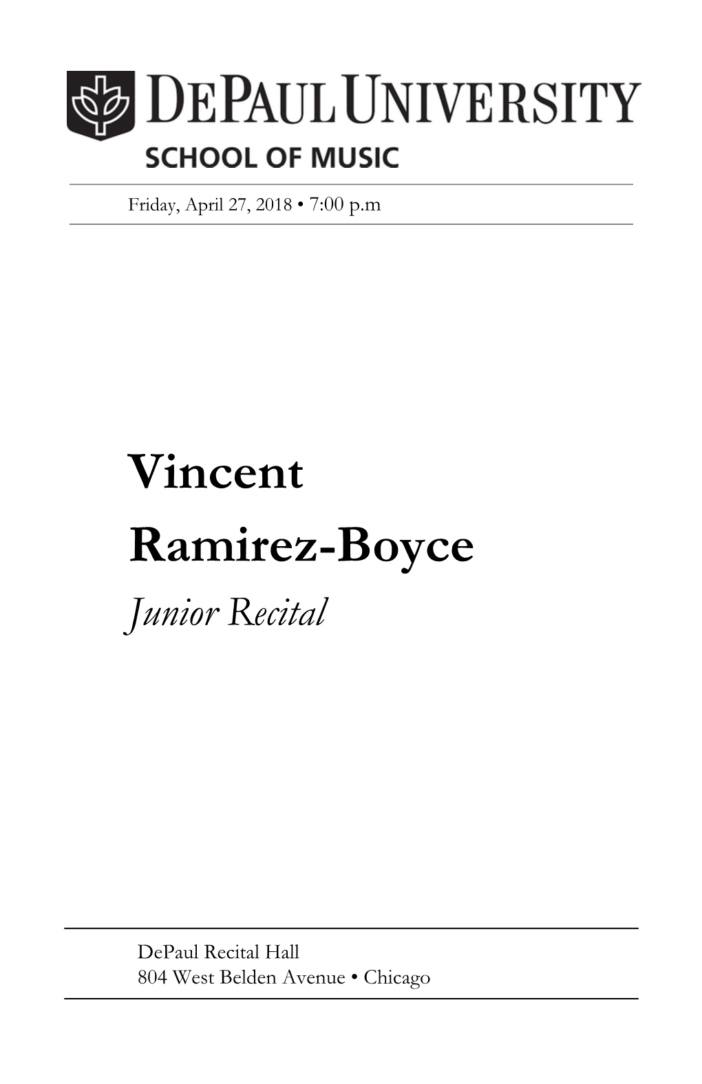 Vincent Ramirez-Boyce
