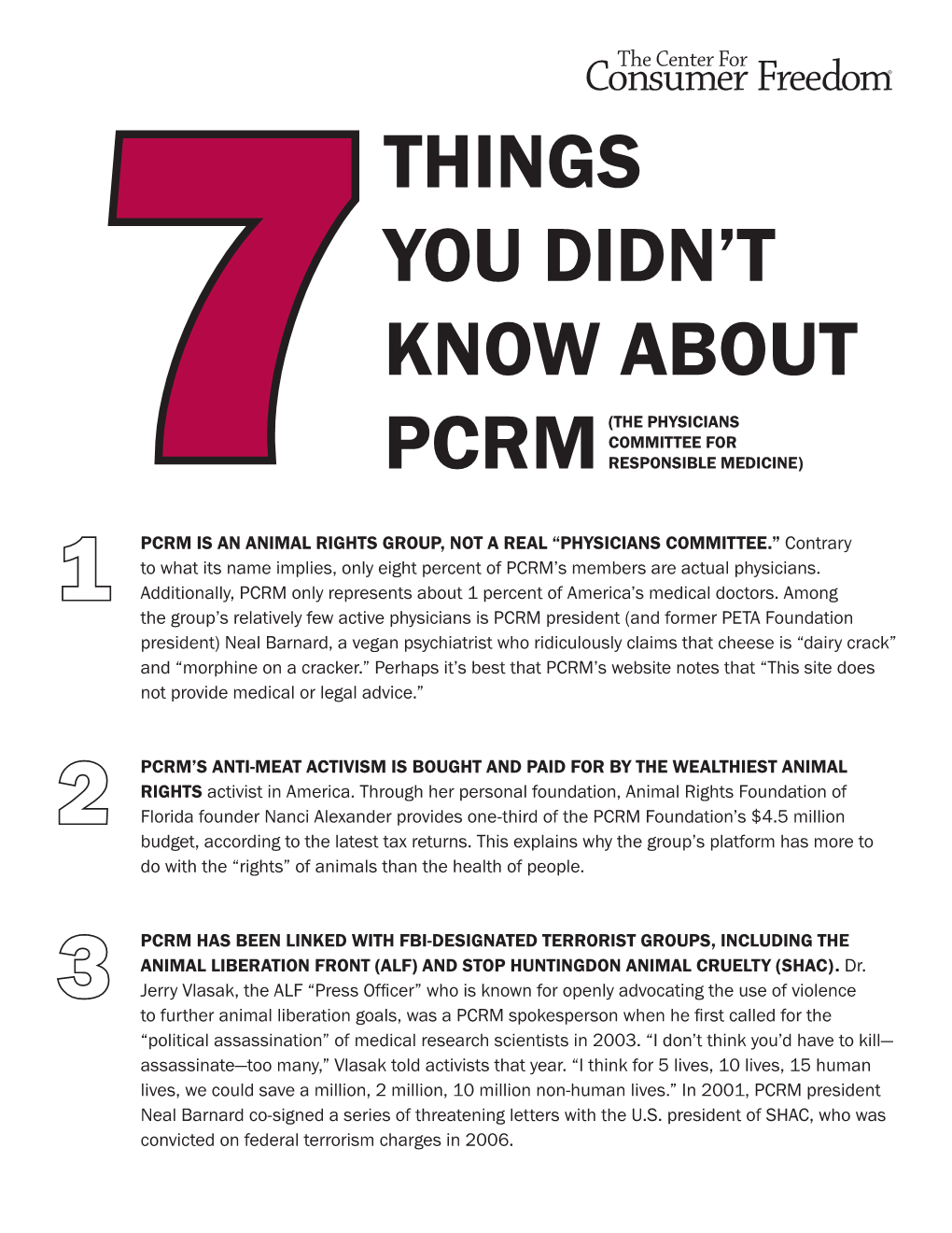 Things You Didn't Know About Pcrm