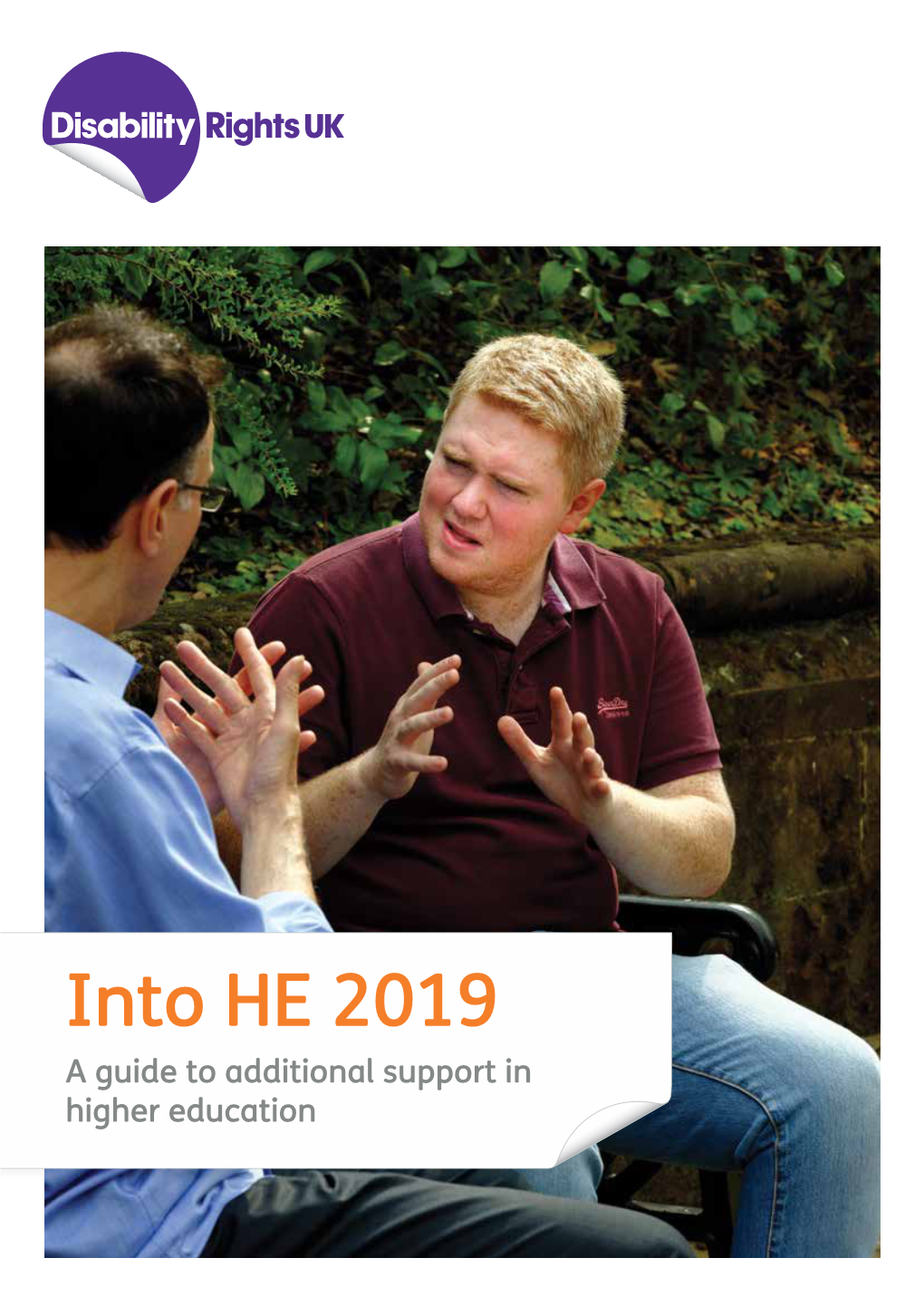 Into HE 2019 a Guide to Additional Support in Higher Education