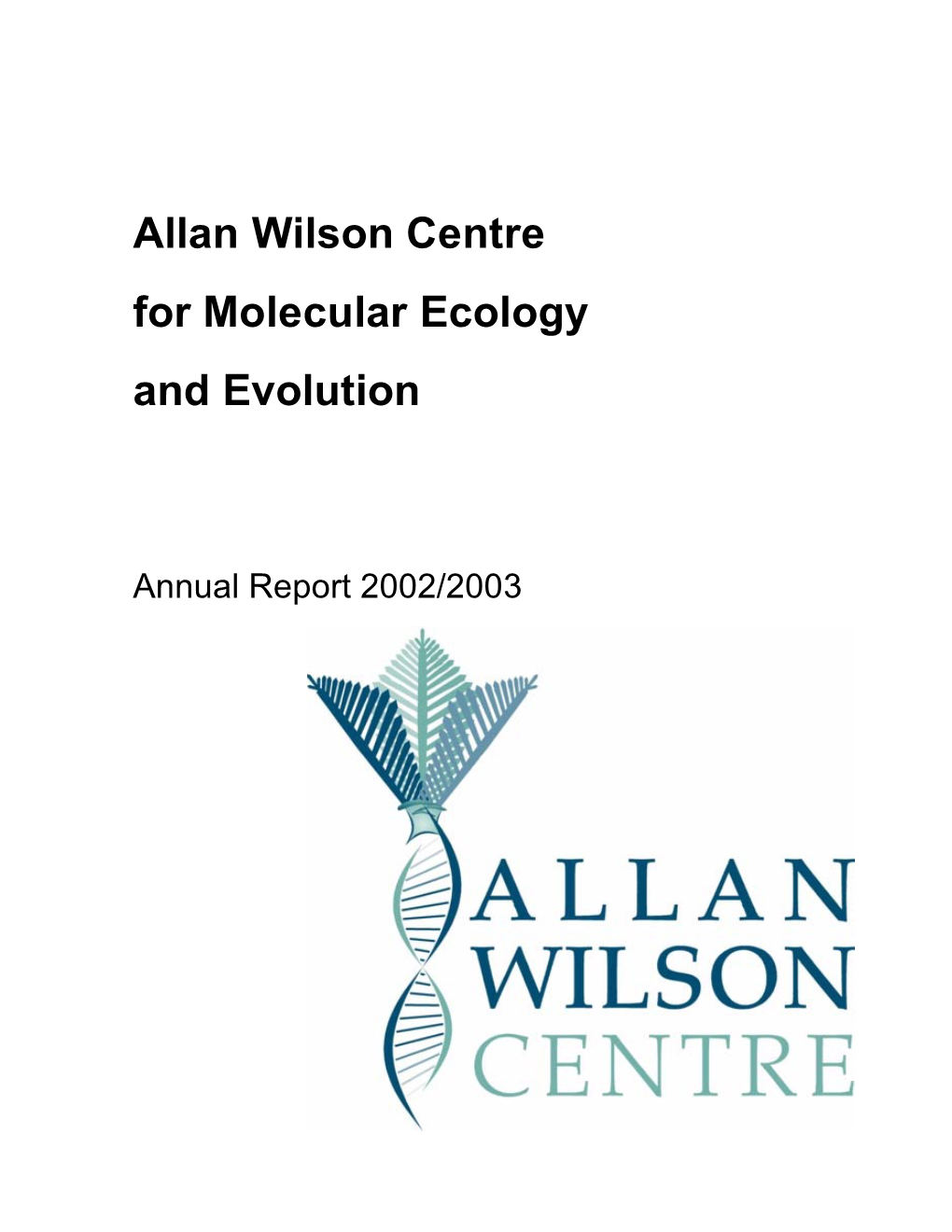 Allan Wilson Centre for Molecular Ecology and Evolution