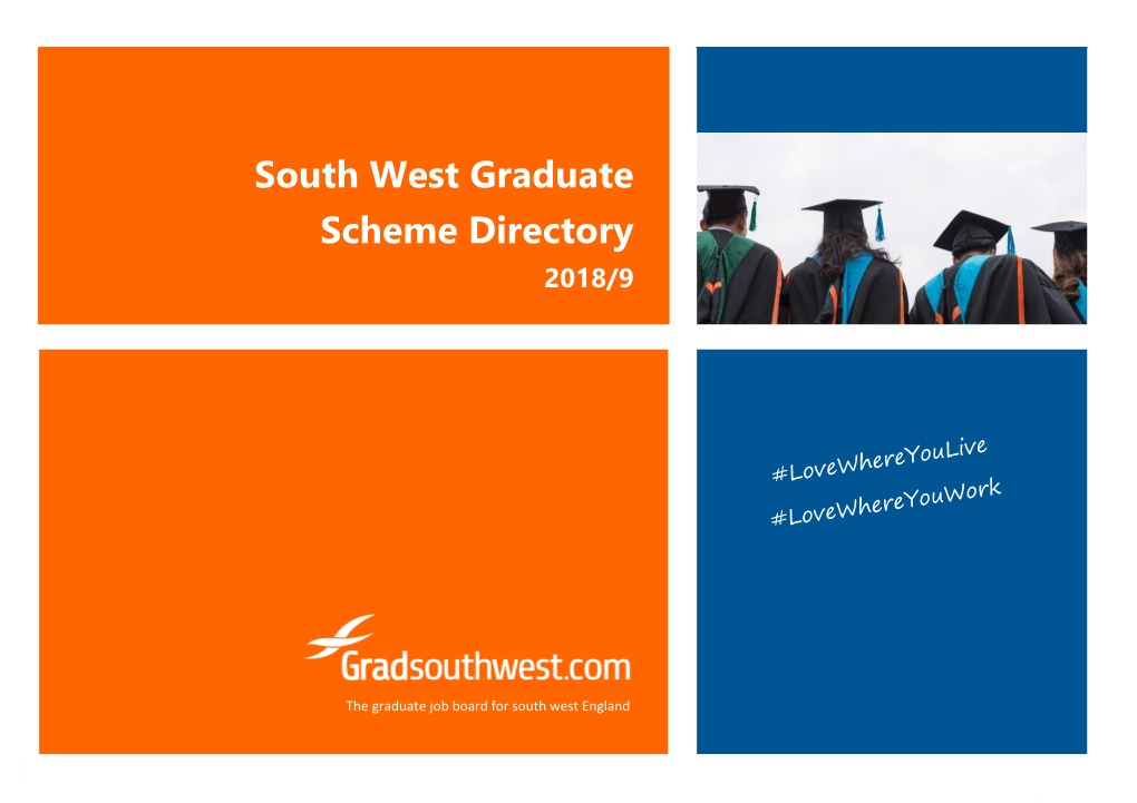 The Gradsouthwest Graduate Scheme Directory 2018-19