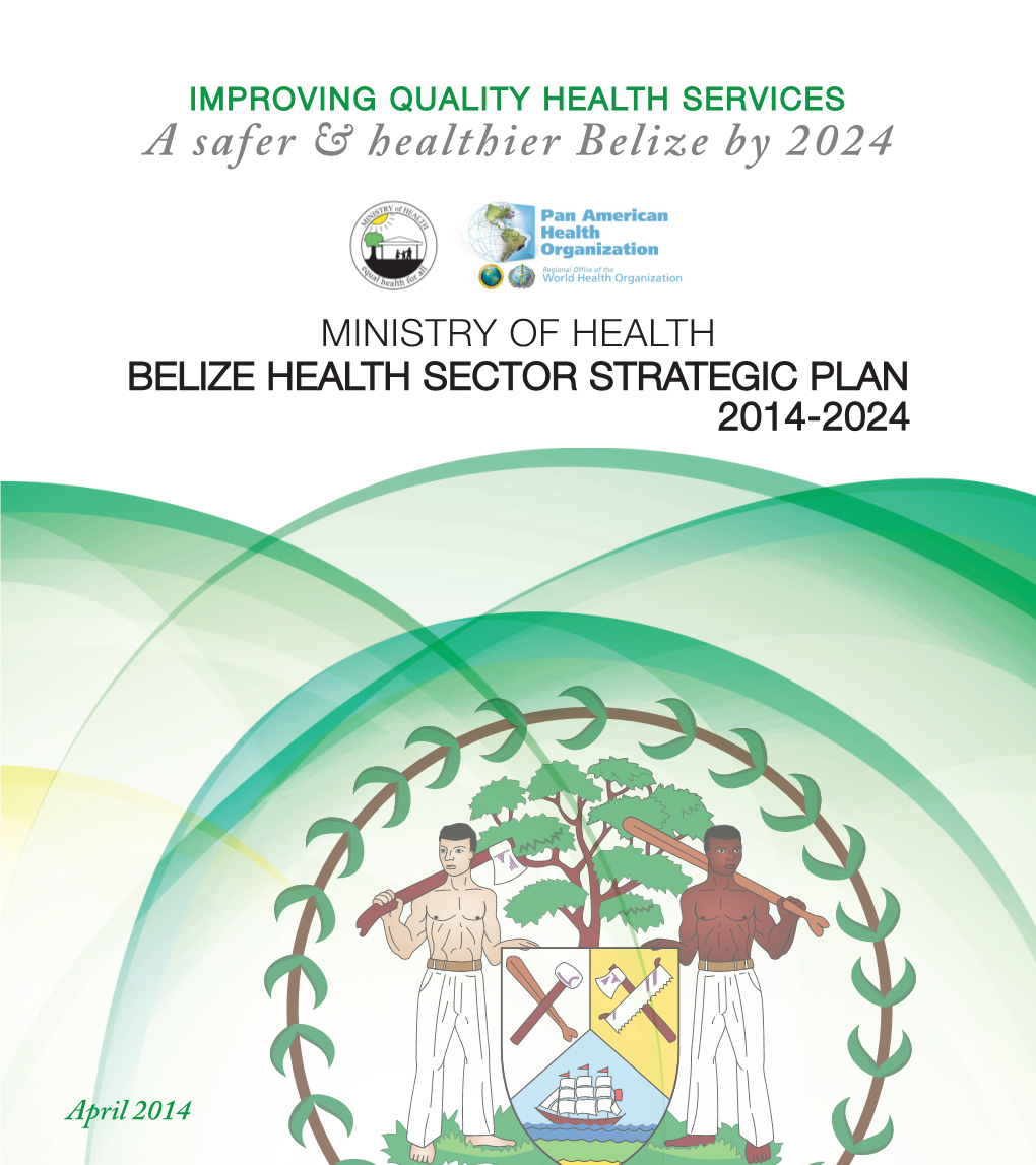 Belize Health Sector Strategic Plan 2014-2024