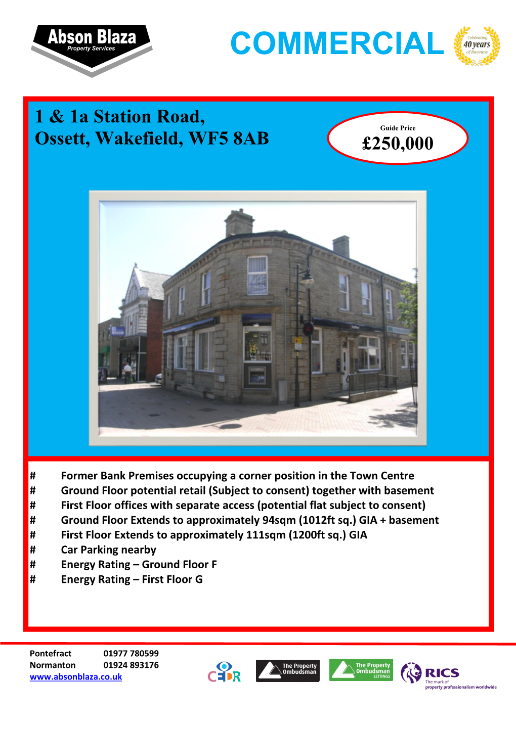 1 & 1A Station Road, Ossett, Wakefield, WF5