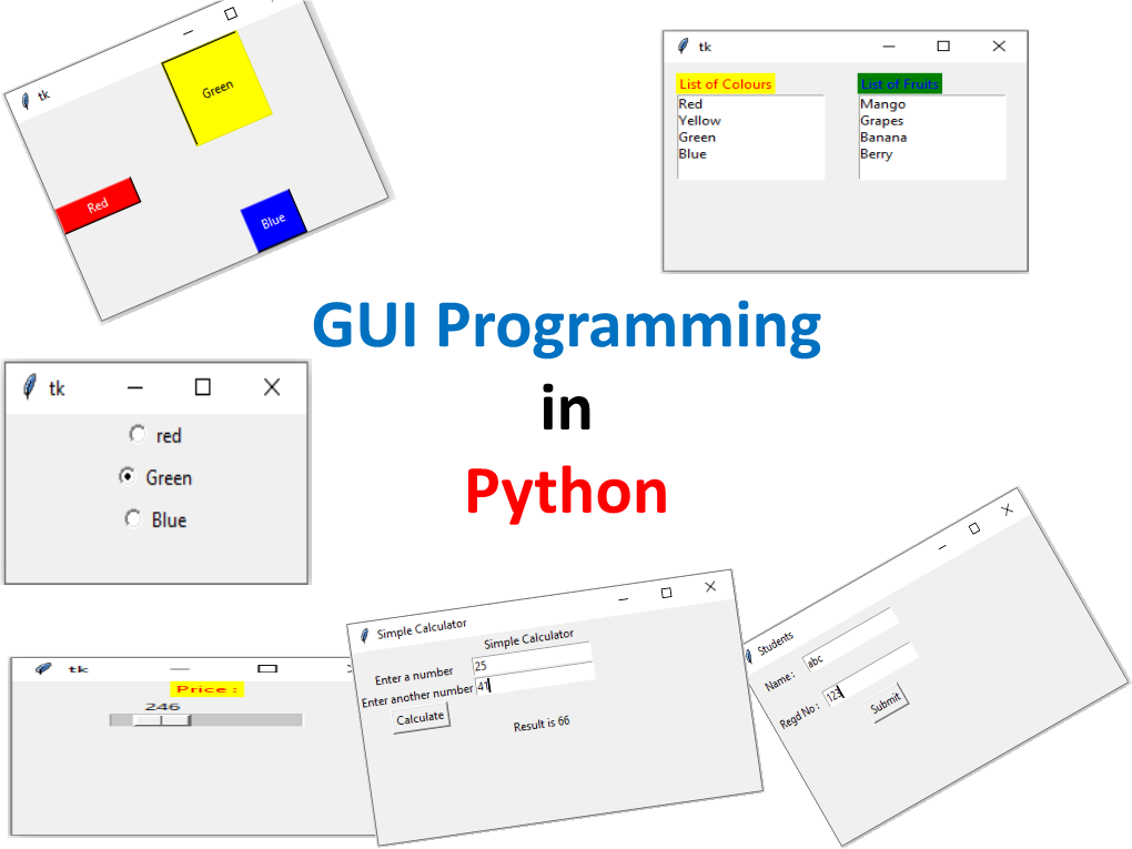 GUI Programming in Python