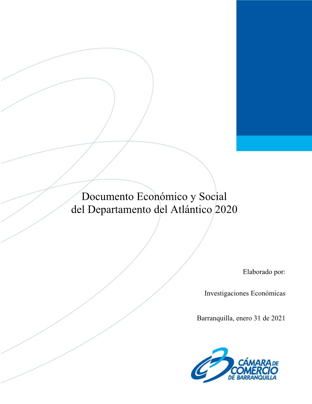 Documento Económico Y Social Del Departamento Del Atlántico 2020