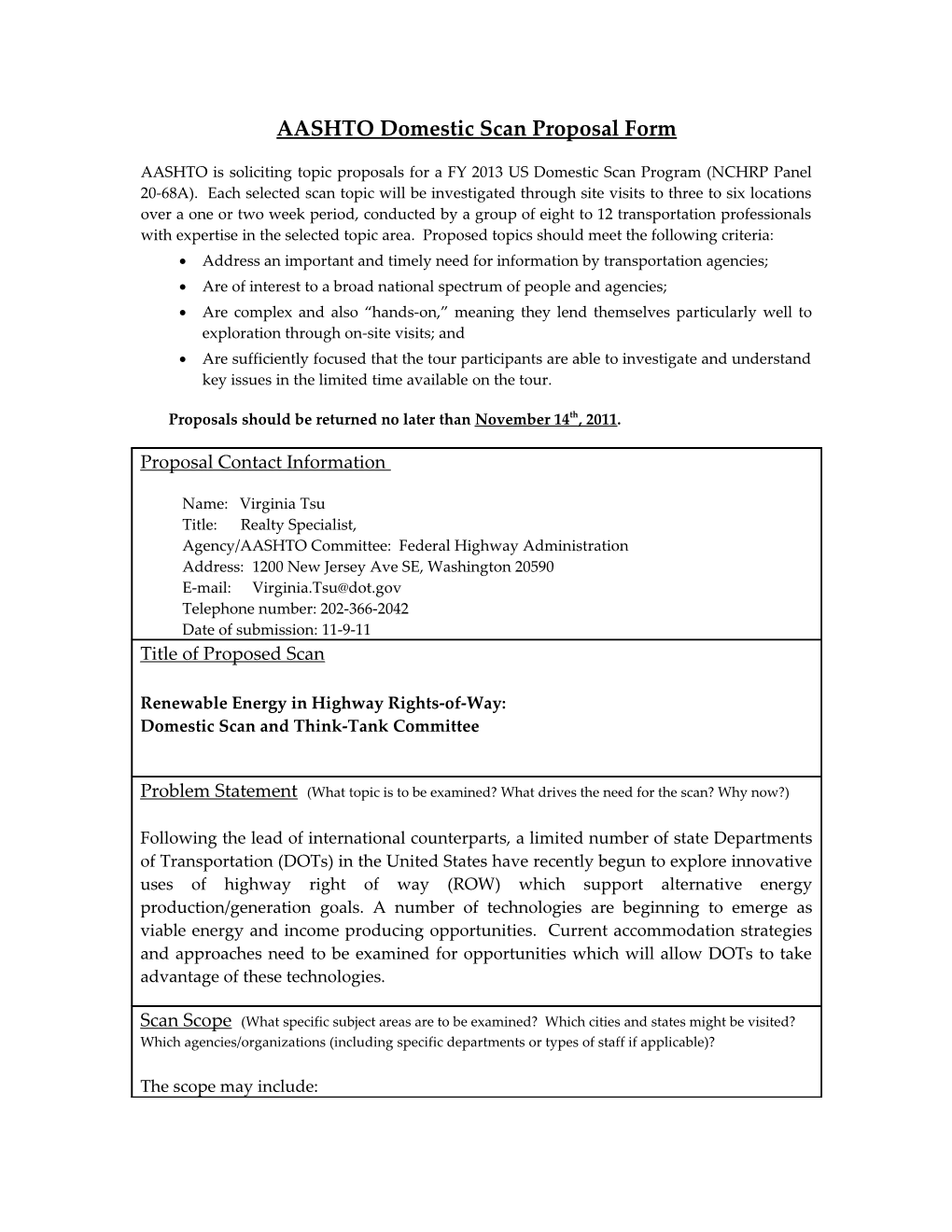 AASHTO Domestic Scan Proposal Form s3