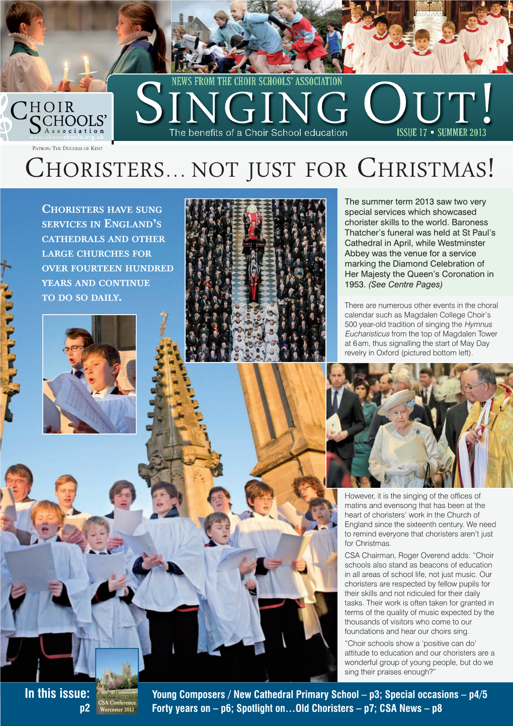 CSA Singing out 2013 Issue 17