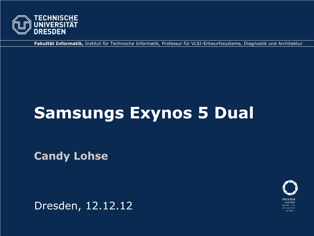 Samsungs Exynos 5 Dual