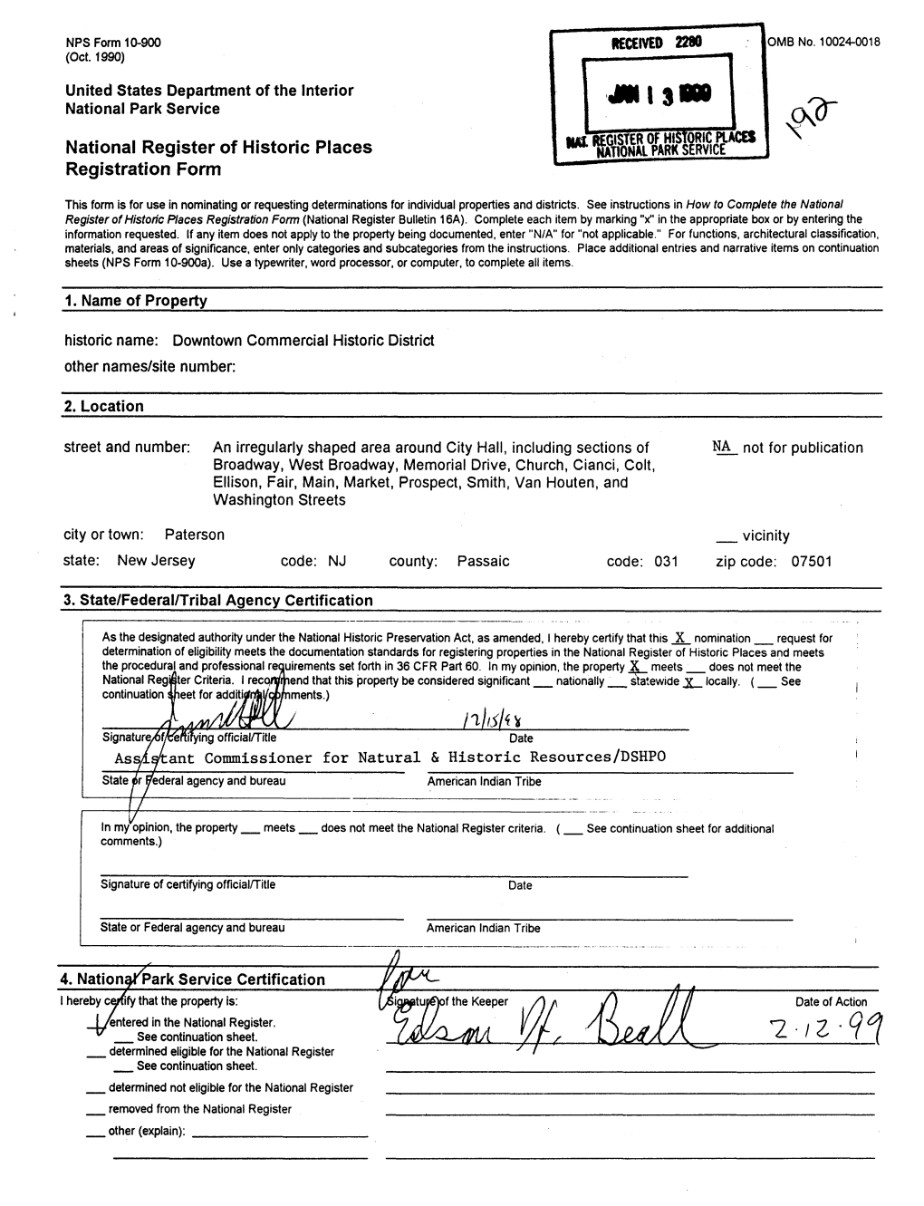 National Register of Historic Places Registration Form (National Register Bulletin 16A)