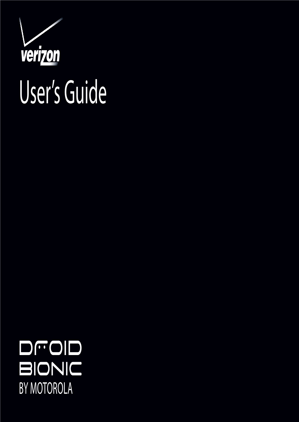 Verizon Droid Bionic JB User Guide