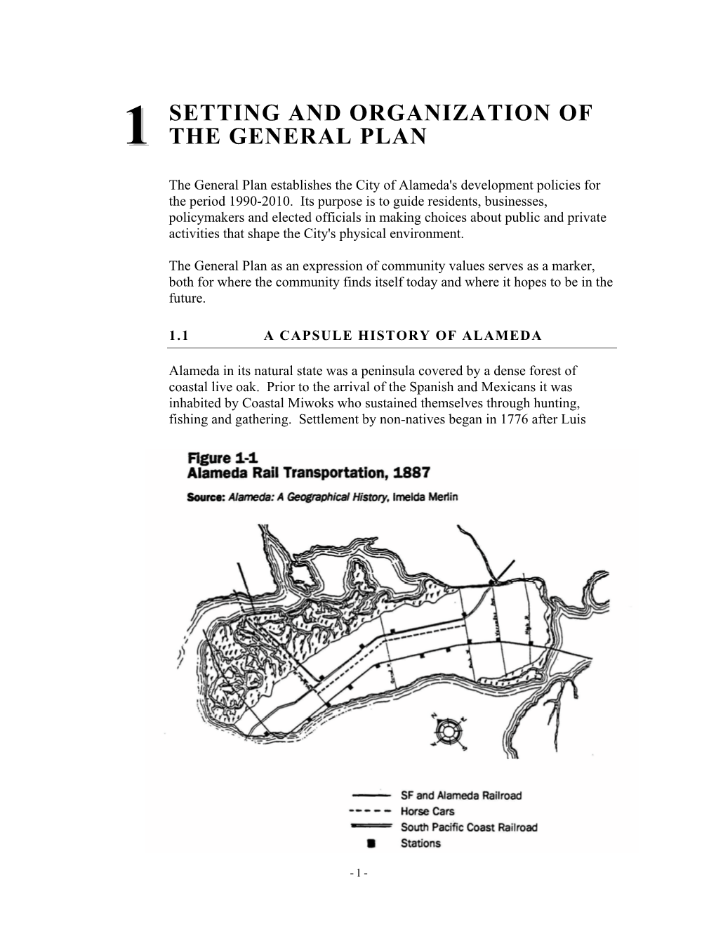 11 Setting and Organization of the General Plan