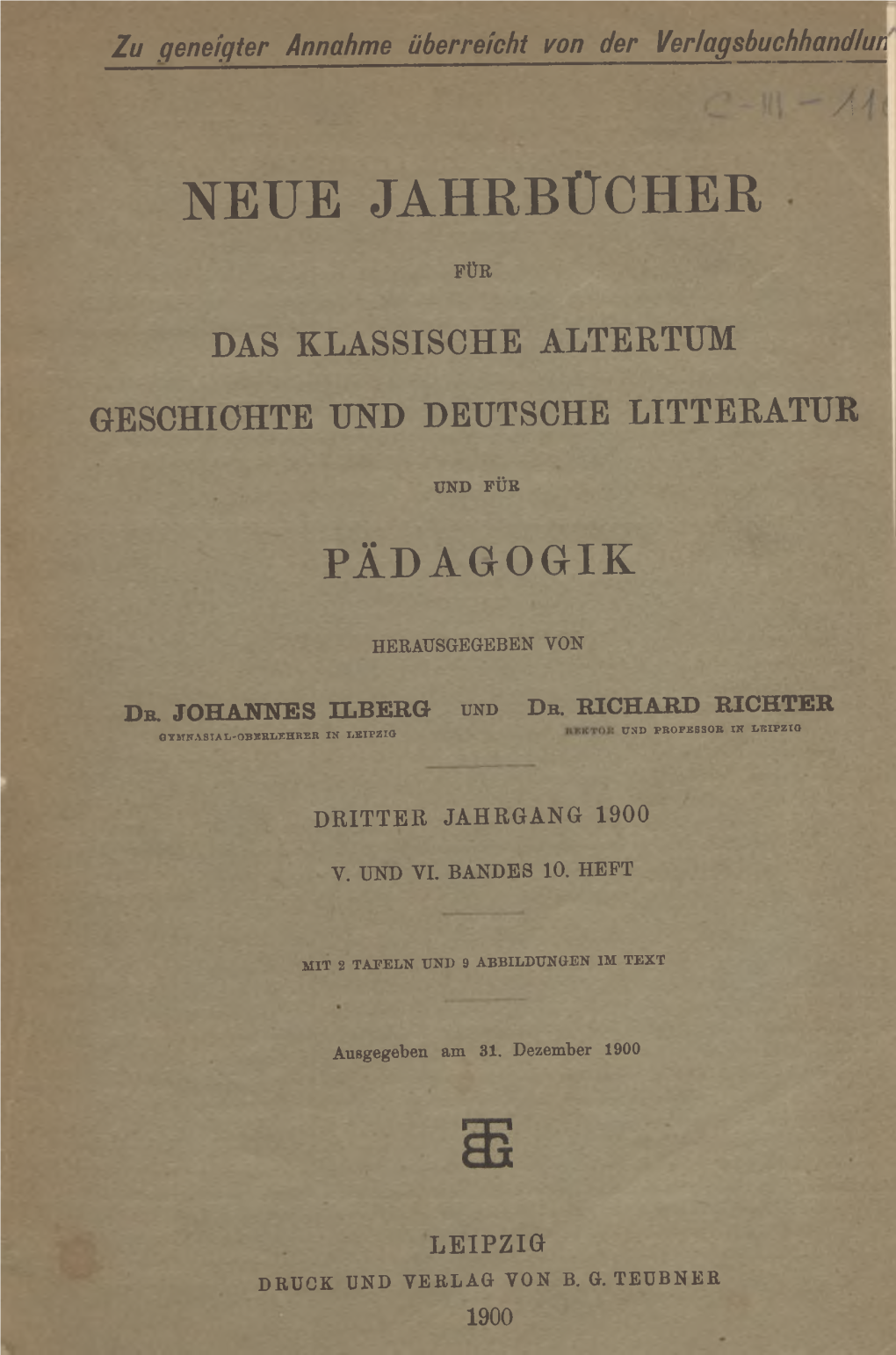 Neue Jahrbücher