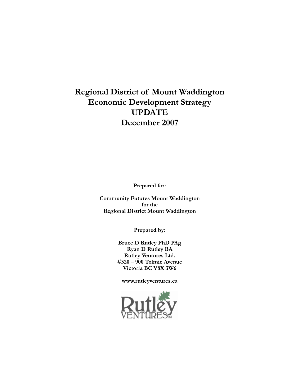 RDMW Economic Development Strategy