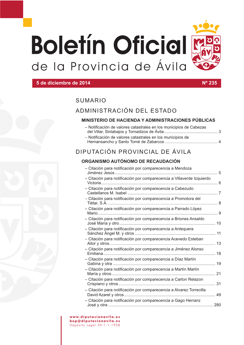 B.O.P. 235/14 Completo En Formato (.Pdf)