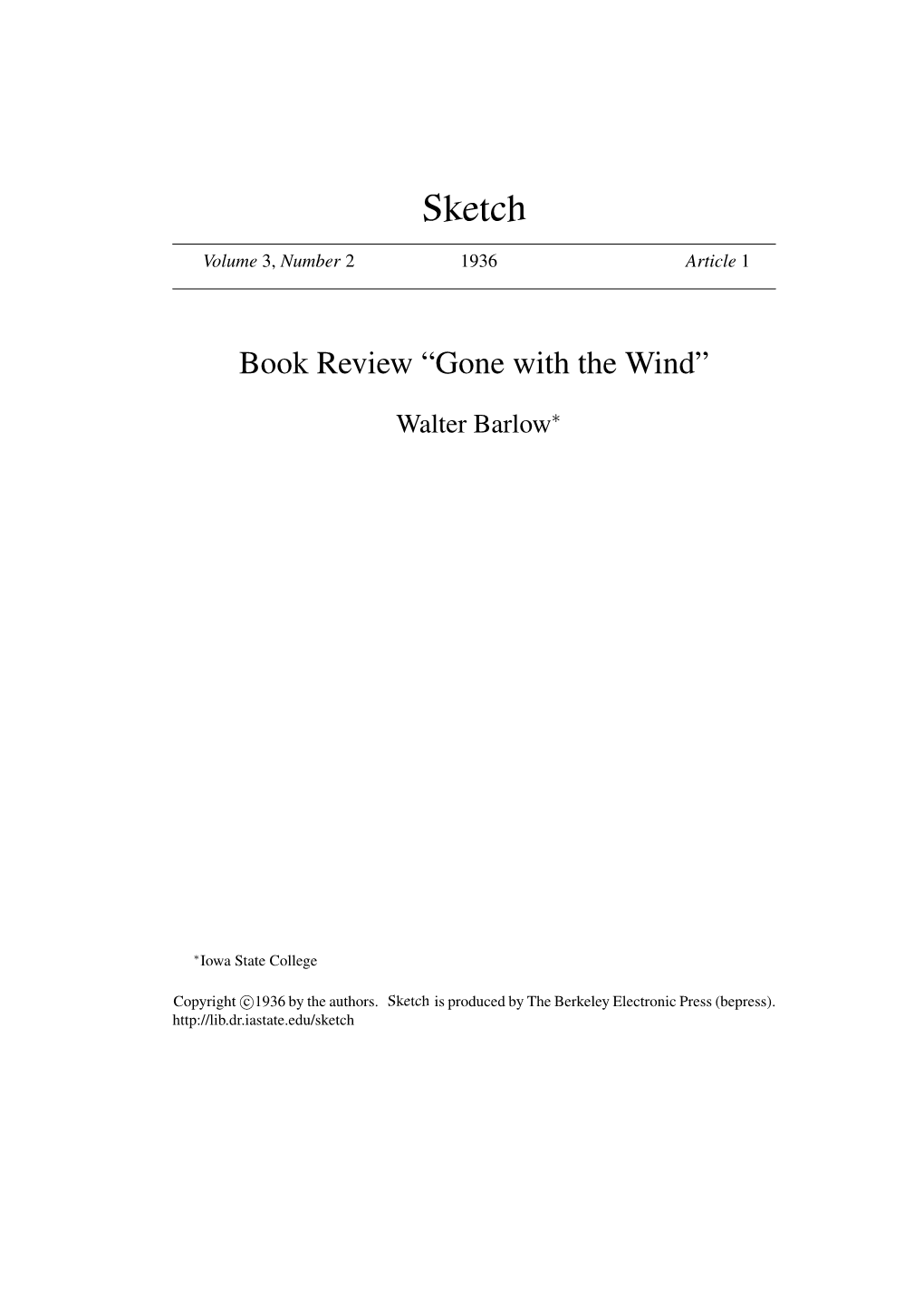Book Review "Gone with the Wind"