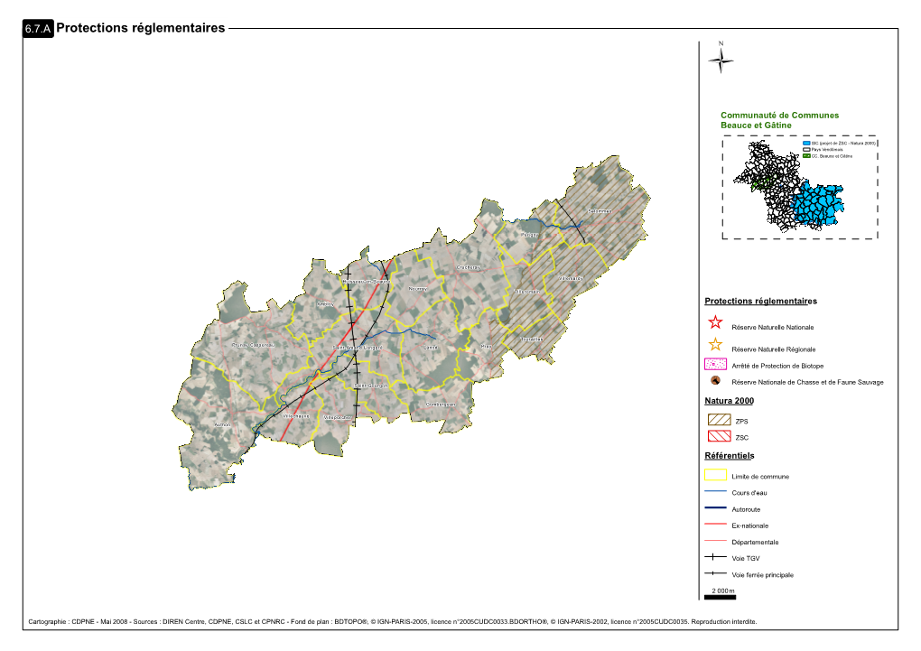 Protections Réglementaires Danzé Binas Fréteval La Colombe Rahart Lisle Autainvi Lle Vievy-Le-Rayé Savigny-Sur-Braye Pezou Lignières