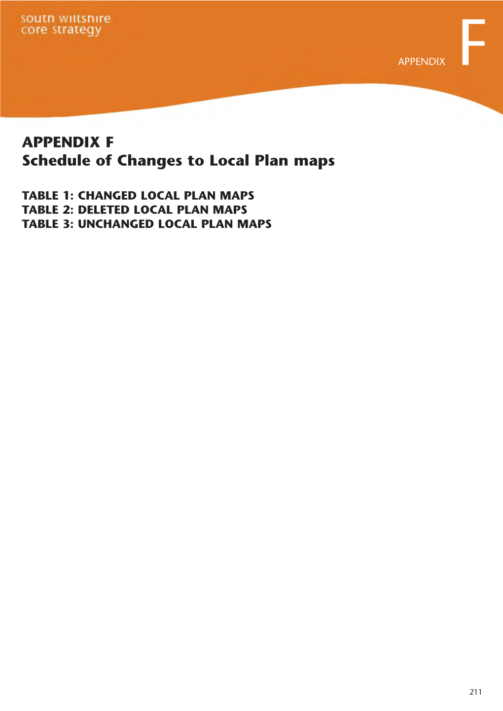 South Wiltshire Core Strategy Proposed Submission Document