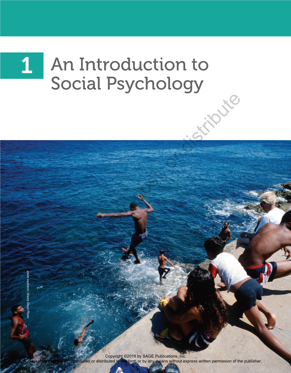 1 an Introduction to Social Psychology