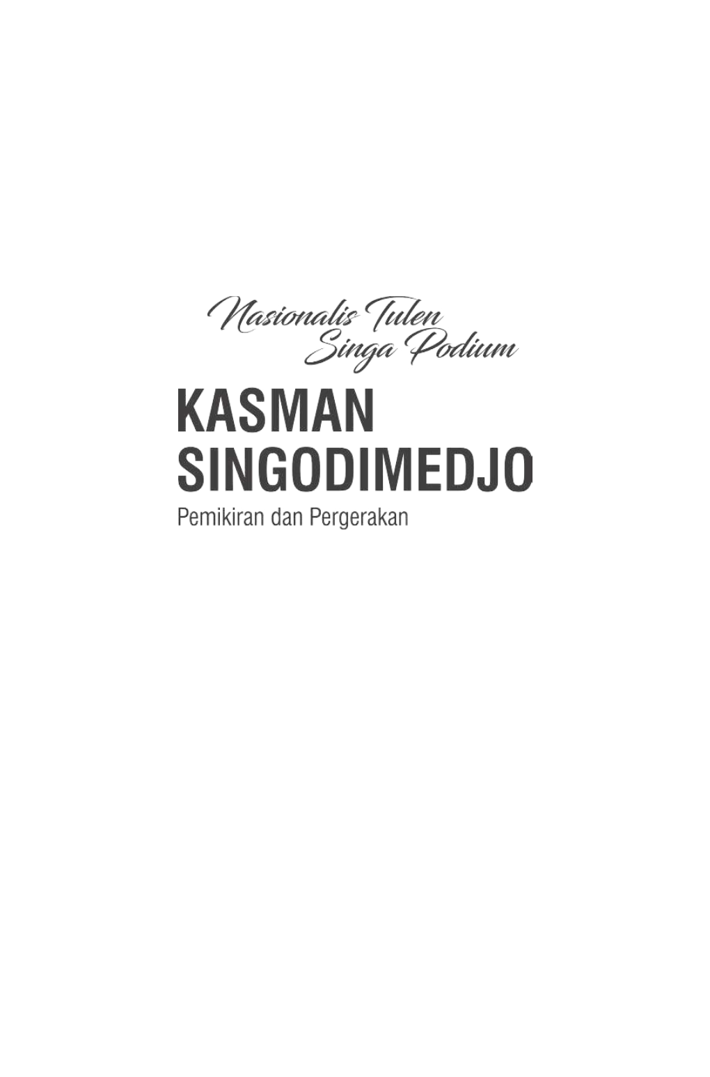 Mr. Kasman Singodimedjo