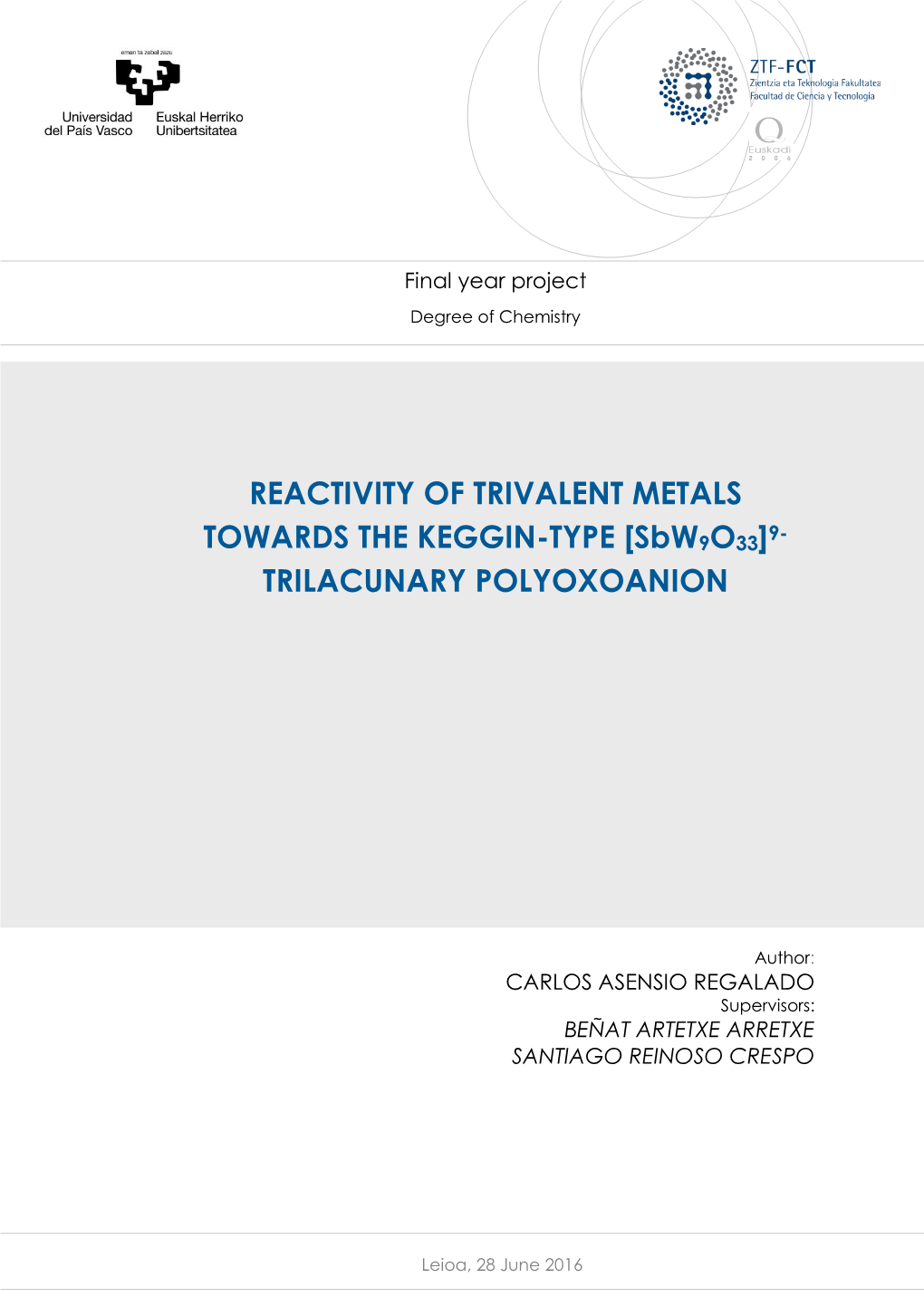 Reactivity of Trivalent Metals Towards the Keggin-Type
