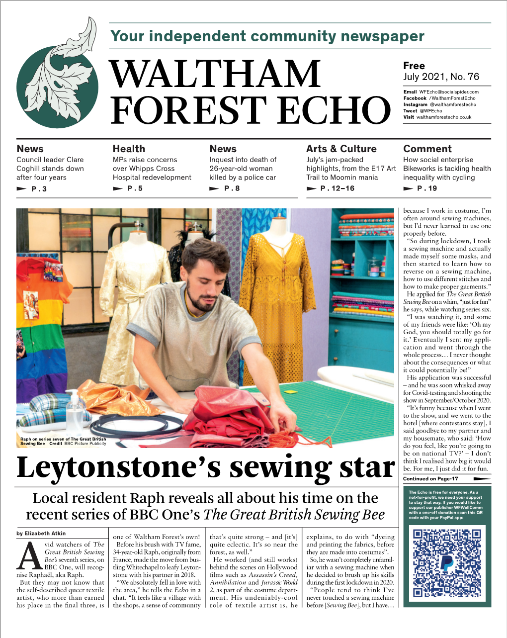 Leytonstone's Sewing Star