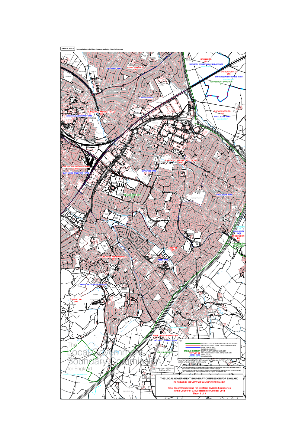 The Local Government Boundary Commission for England GD100049926 2011