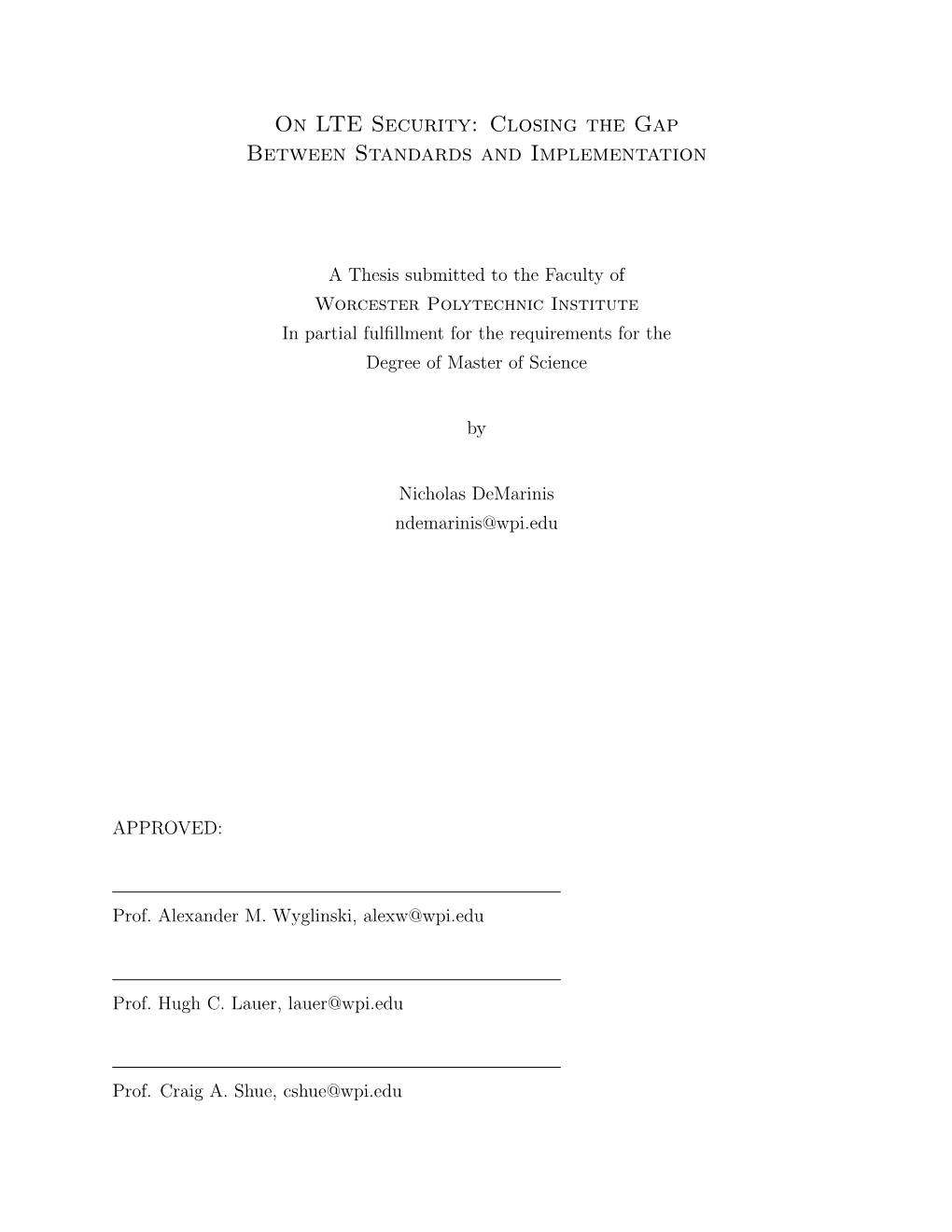 On LTE Security: Closing the Gap Between Standards and Implementation