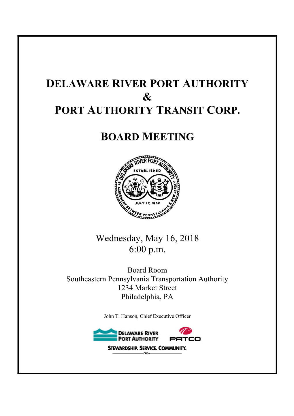 Delaware River Port Authority & Port Authority Transit Corp