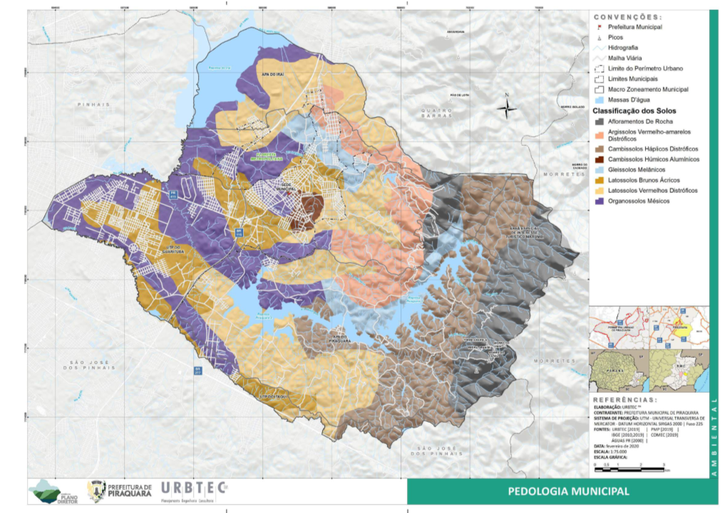 Mapa 9: Solos No Município De Piraquara