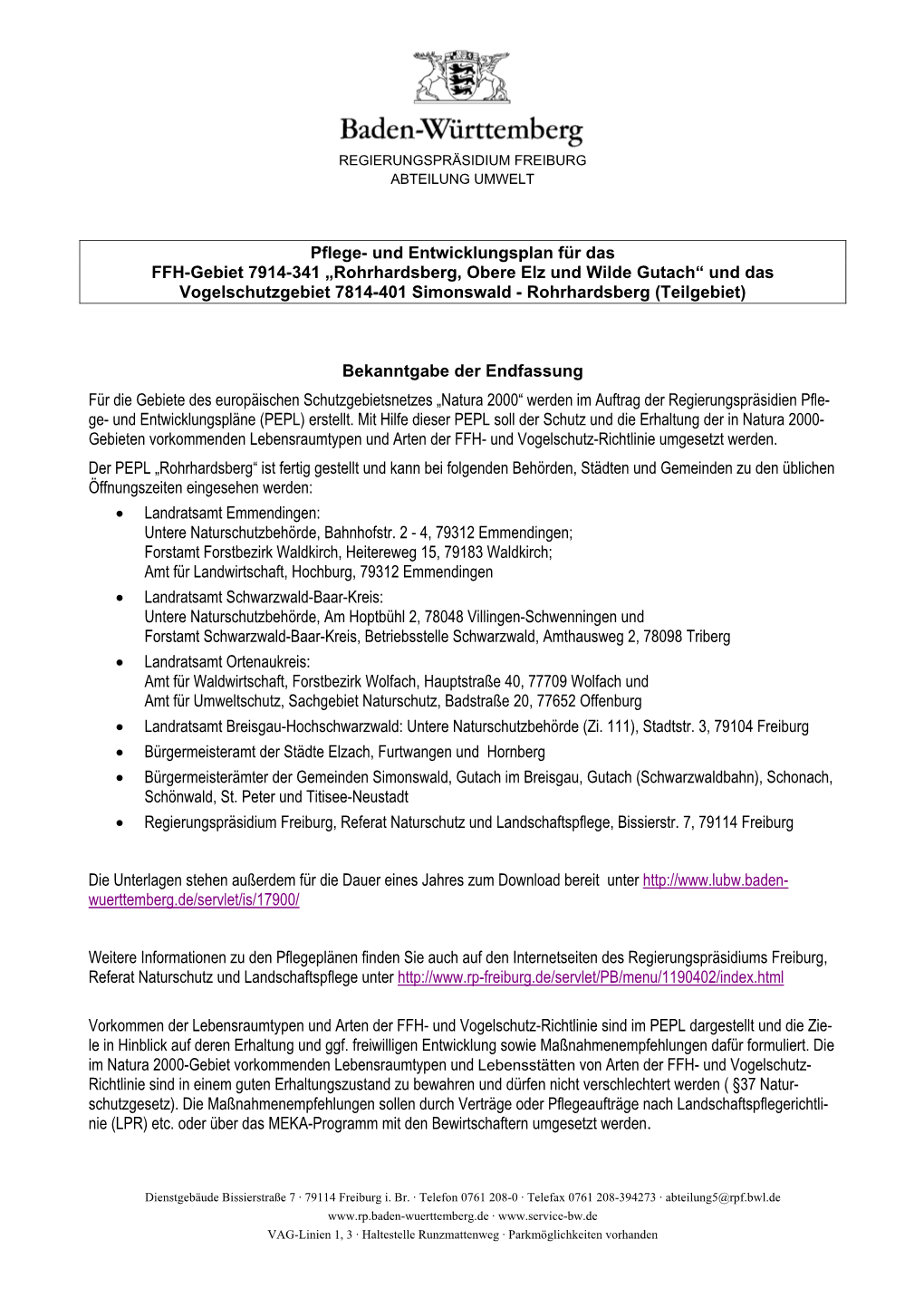 Mitteilung Endfassung PEPL Rohrhardsberg.Pdf