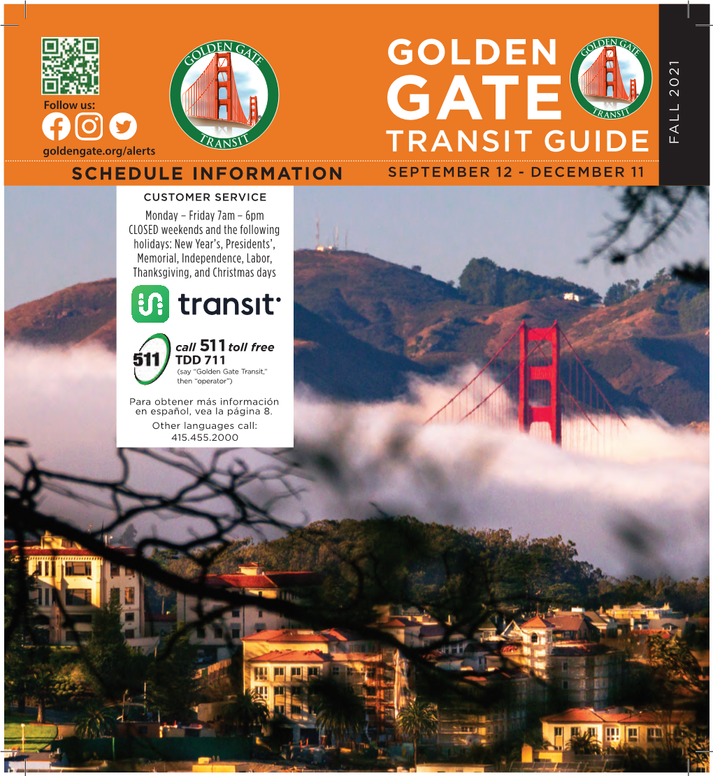 Fall 2021 Transit Guide