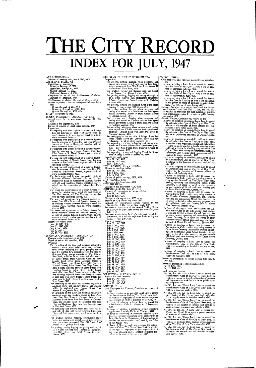 1947-07-00 Index