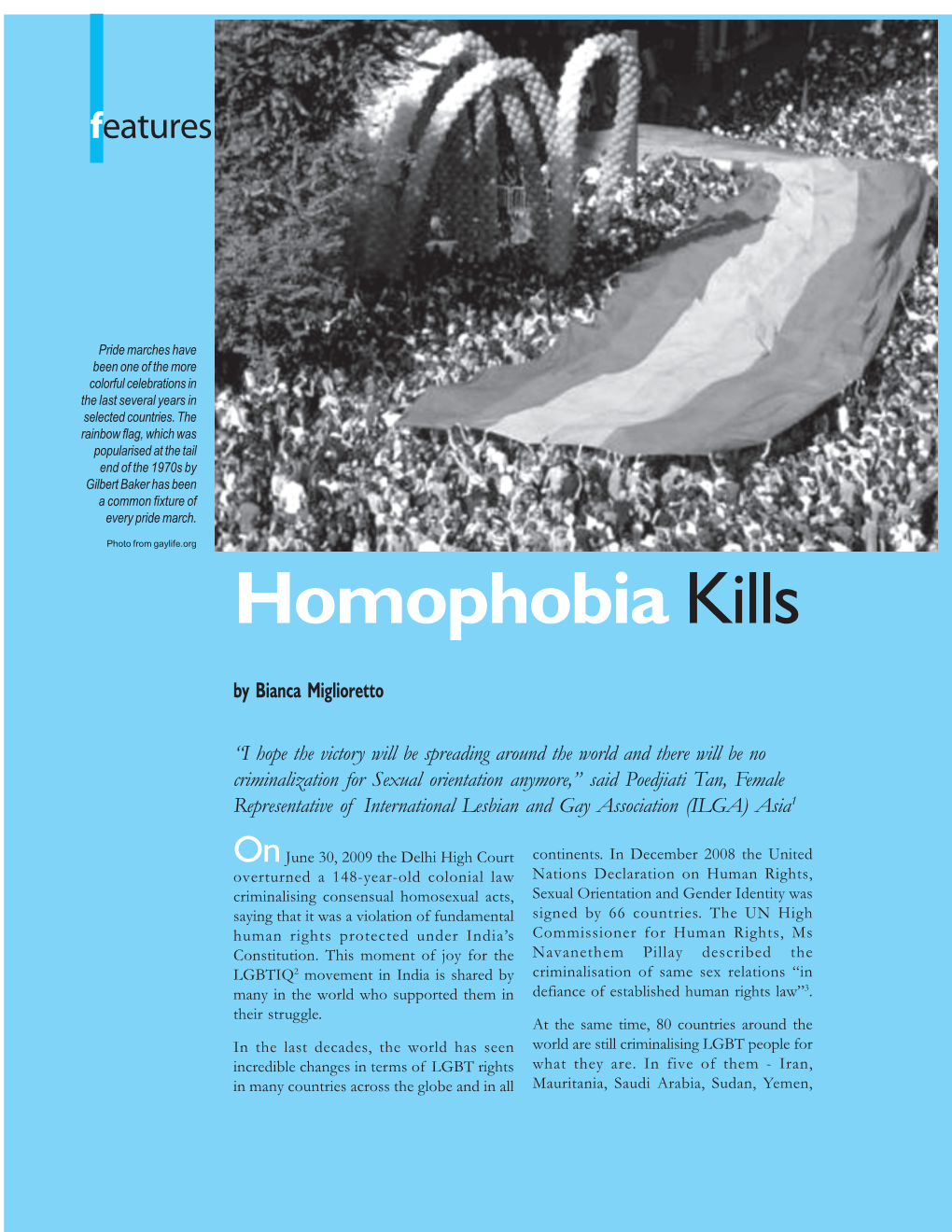 Homophobia Kills