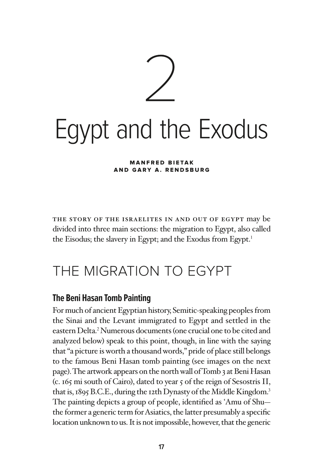 Egypt and the Exodus