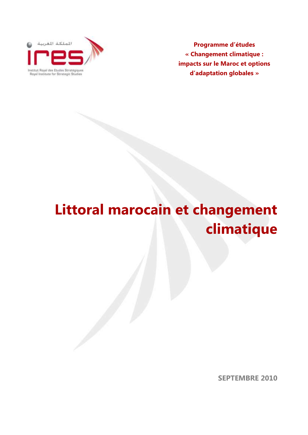 Littoral Marocain Et Changement Climatique