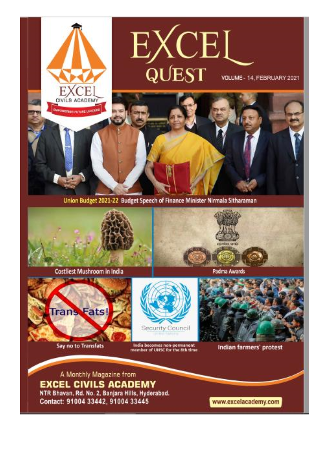 Current Affairs Magazine Excel Quest