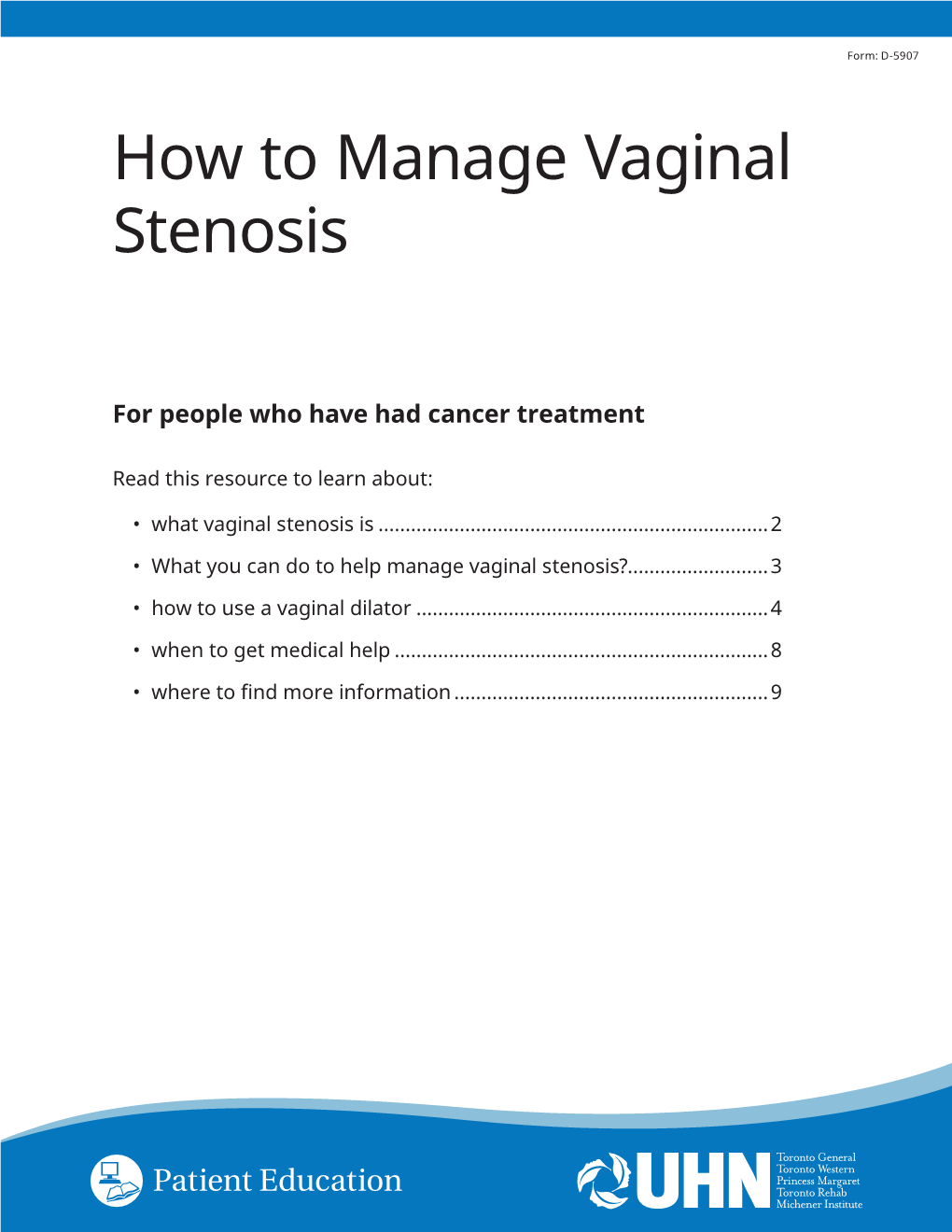 How to Manage Vaginal Stenosis