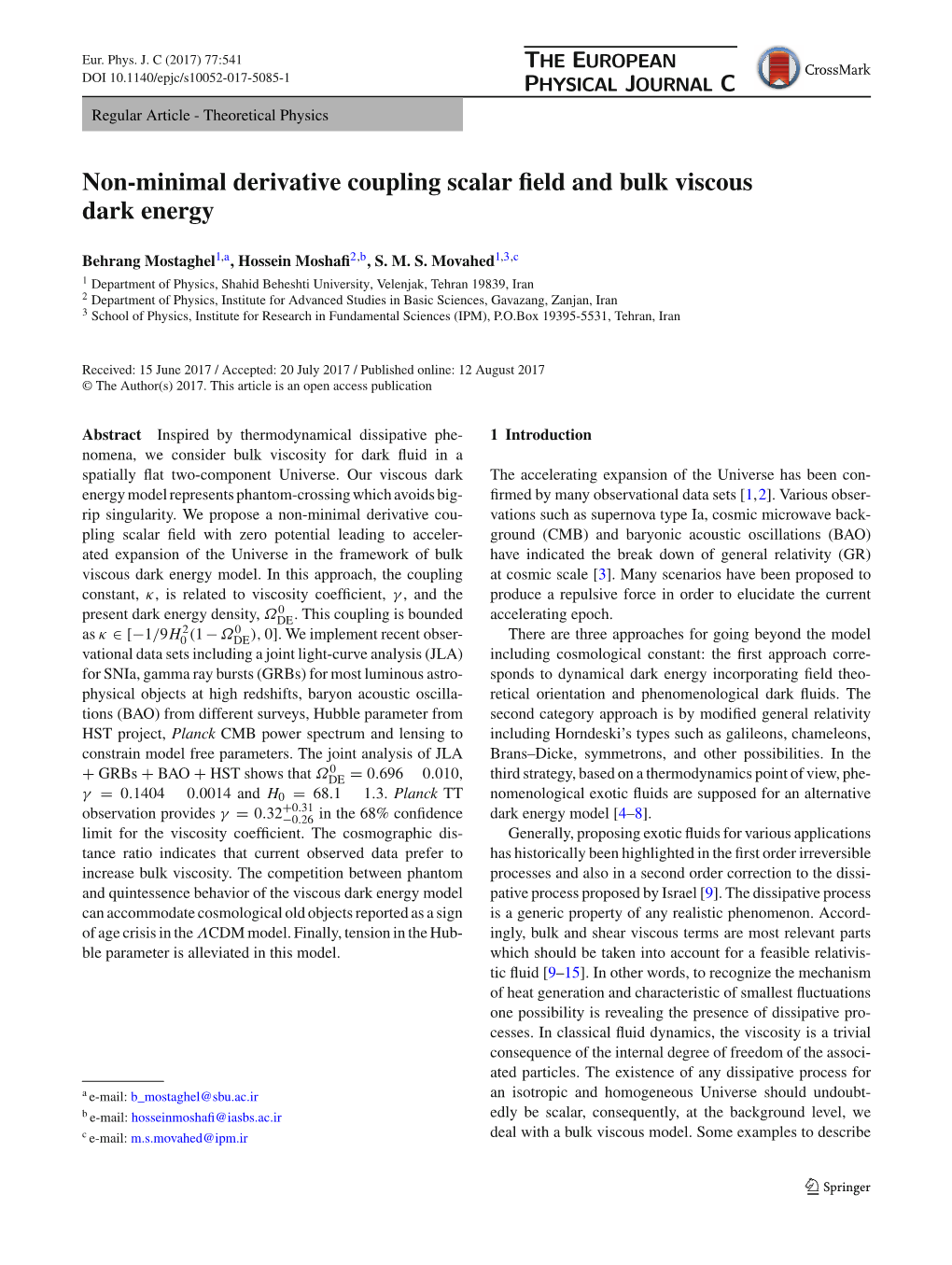 Non-Minimal Derivative Coupling Scalar Field and Bulk Viscous Dark