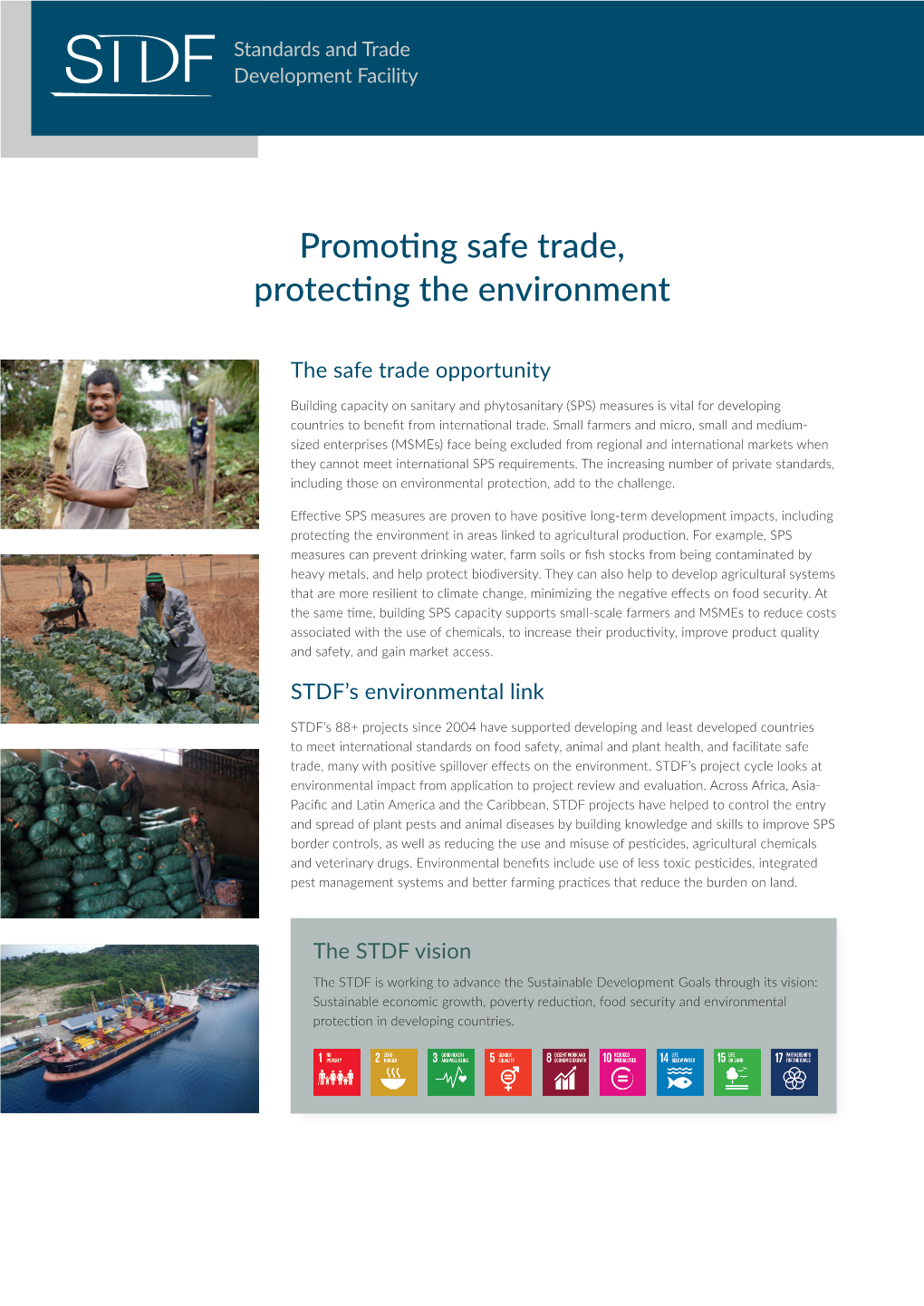 Promoting Safe Trade, Protecting the Environment