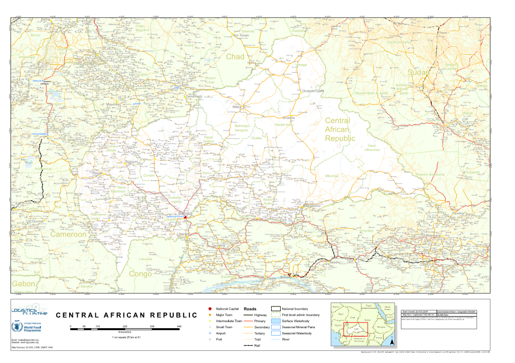 Gabon Congo Central African Republic Cameroon Sudan Chad