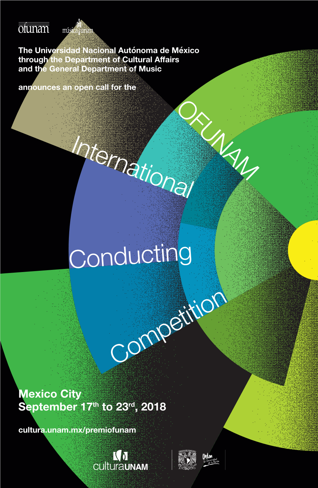 OFUNAM International Conducting Competition, 2018, with the Participation of an Internationally Renowned Jury