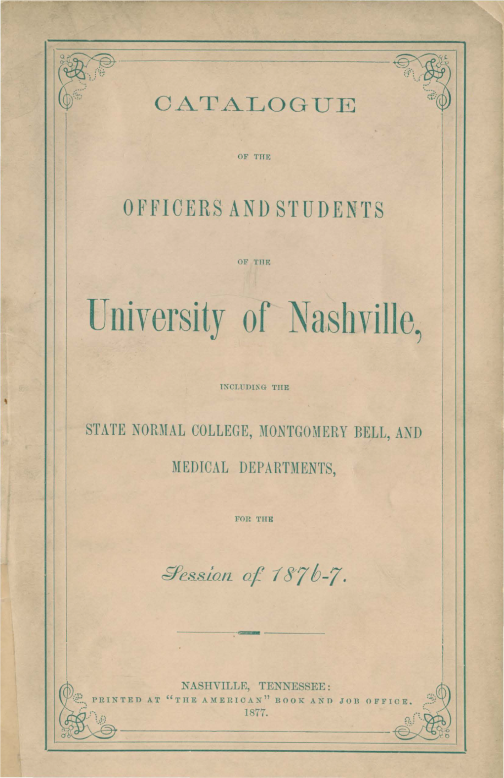 University of Nashville