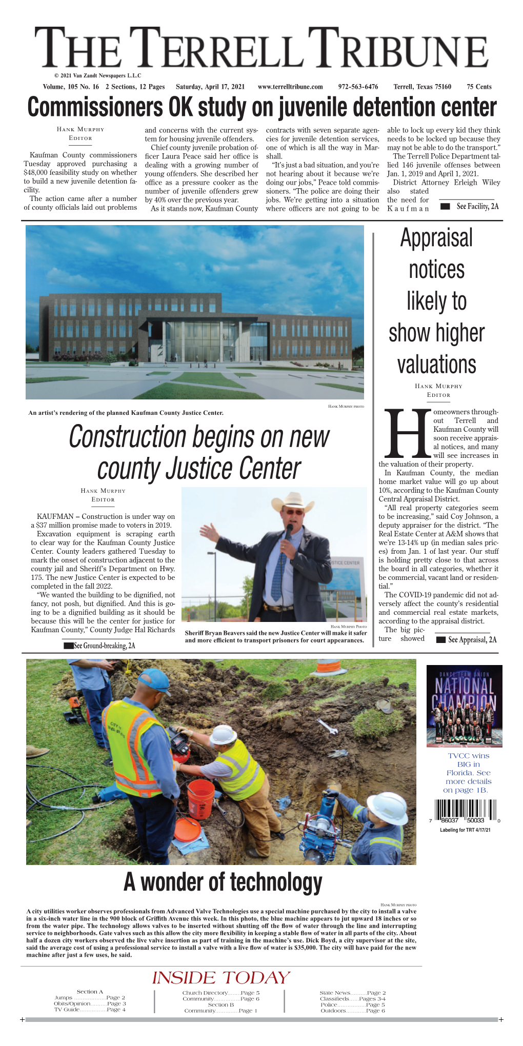 Construction Begins on New County Justice Center