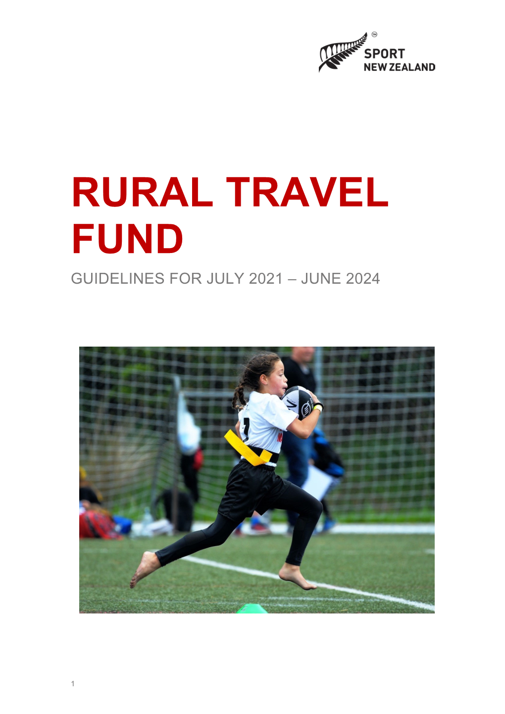 Rural Travel Fund Guidelines for July 2021 – June 2024