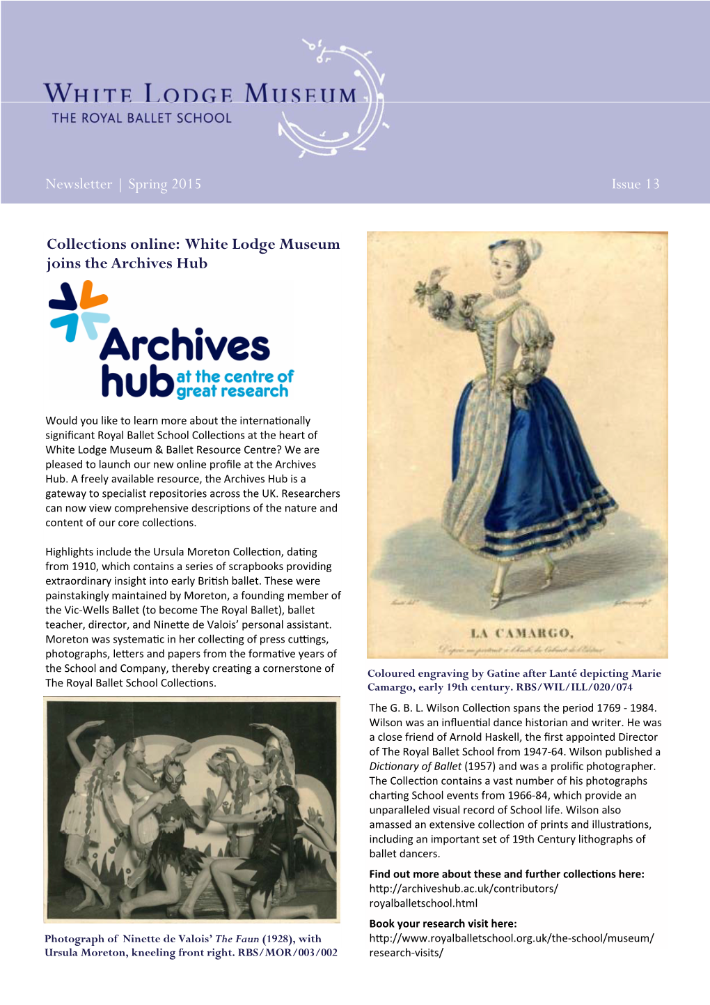 White Lodge Museum Newsletter Issue 13.Pub