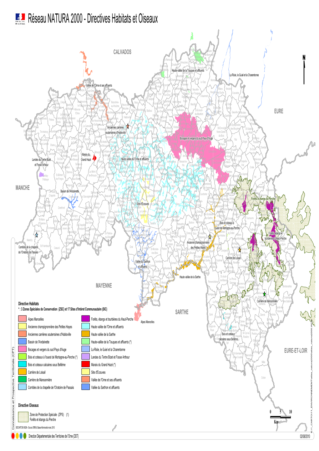 Réseau NATURA 2000 - Directives Habitats Et Oiseaux