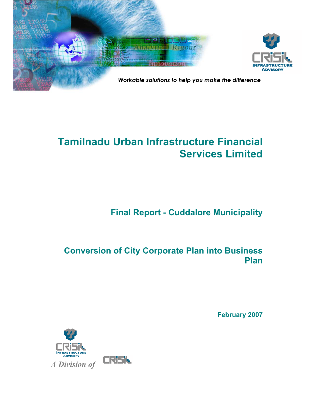 Tamilnadu Urban Infrastructure Financial Services Limited